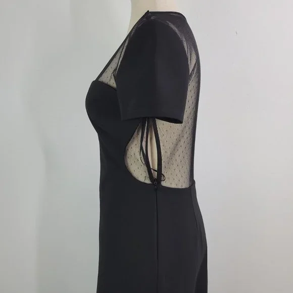 NWT- JILL by JILL Stuart Dotted Mesh Gown maxi dress Sz 4 - Picture 5 of 11